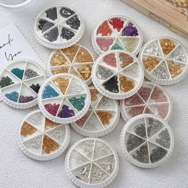 치프몰 스톤 네일 파츠 세트 81종, 1개, B_010