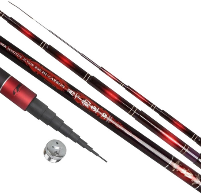 민물낚시대 월하조어 경량 경질대 30t 카본 3:7 액 붕어 볼락 민장대 1.6칸~4.4칸, 38