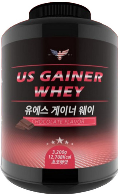 유에스게이너 단백질 고함량 가성비보충제 No.1 벌크업프로틴 게이너, 1개, 3.2kg
