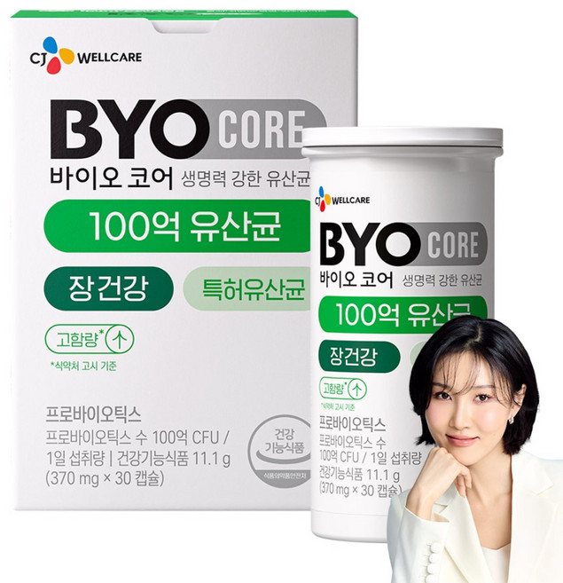 BYO 100억 식물성 유산균 캡슐, 30정, 1개