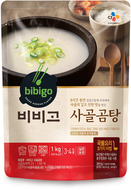 비비고 사골곰탕, 1kg, 6개