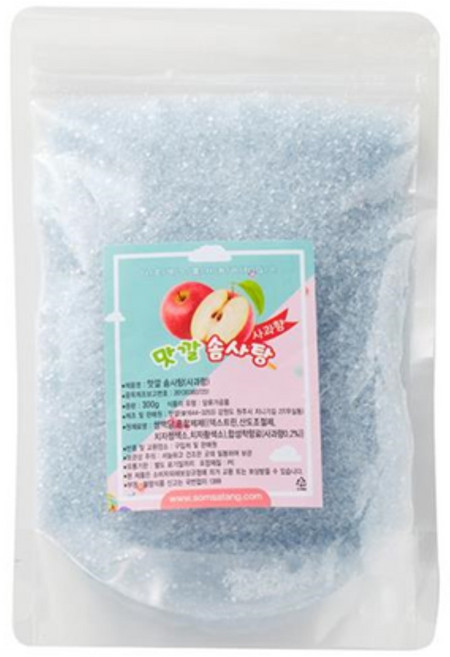 보만 솜사탕메이커 기계 전용 설탕, 사과, 1개, 300g