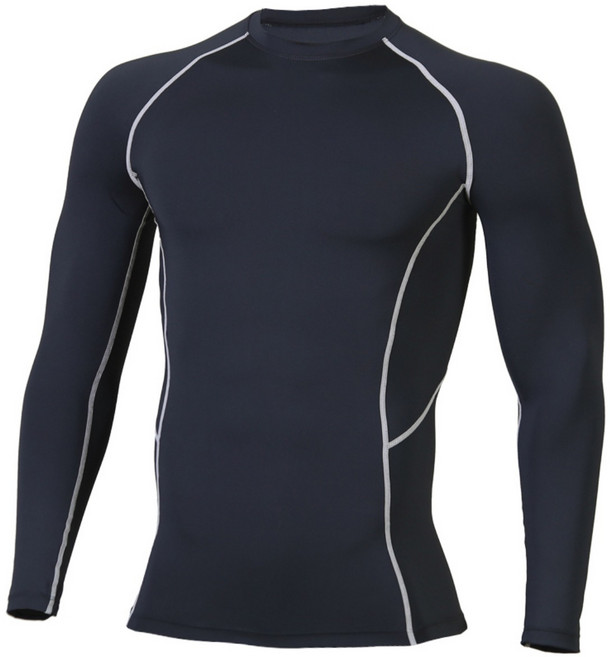 썸앤핏 남성용 스포츠 기능성 블락 긴팔 컴프레션 MTL1003