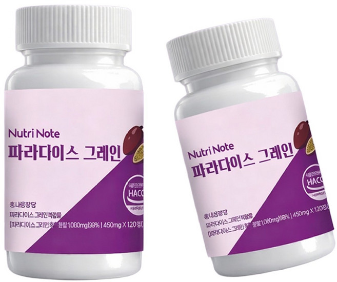 NutriNote 파라다이스 그레인 정품, 4박스, 120회분