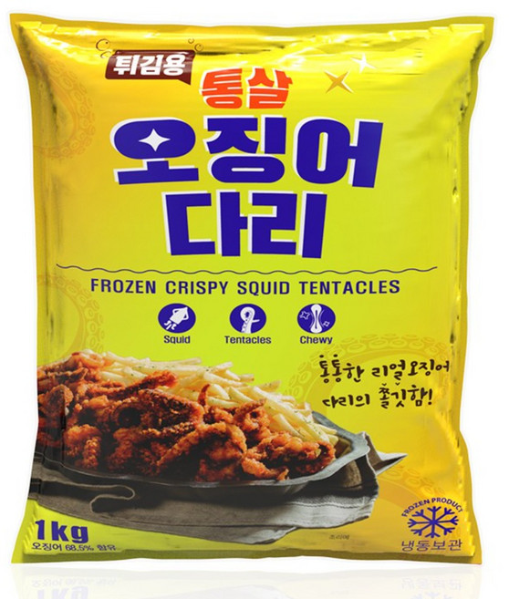 펀쿡 오징어다리튀김 1kg, 1개