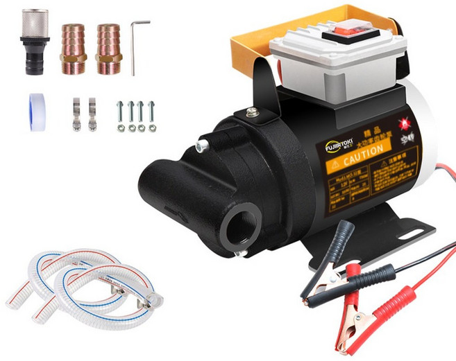휴대용 자급식 기어 엔진 24V 오일 펌프 유압 전기 디젤 고점도 900W 220V 12V 수송, 1개