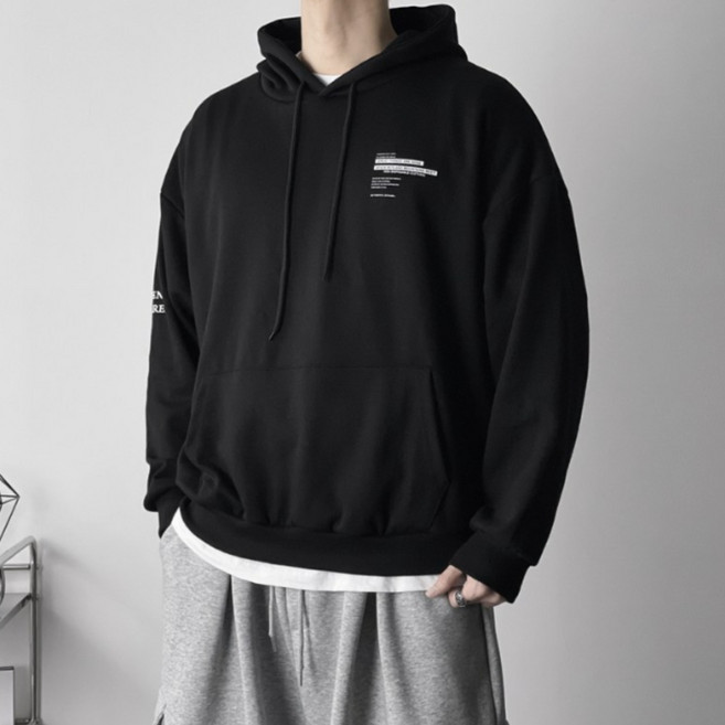 오프앤 [기모선택] 국산 특양면 어센틱 오버핏 후드티 남녀공용