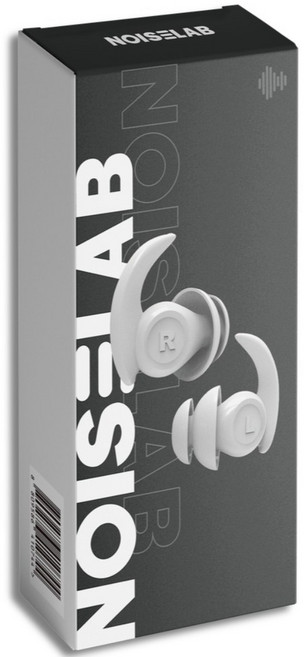 노이즈랩 소음방지 귀마개 실리콘 이어플러그 실버 3세트, 1개