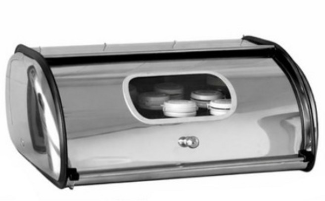 하니모니 스텐 브레드박스 빵보관함 다용도 수납함 영양제 약통 정리함, 1개