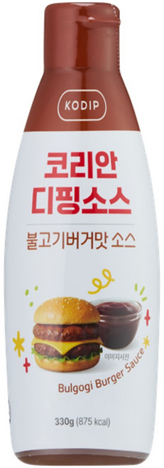 코딥 코리안디핑소스 불고기버거맛소스, 1개, 330g
