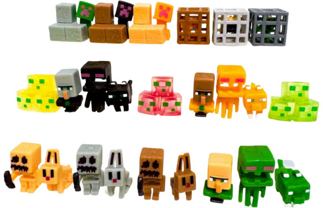 기사 몬스터 미니미 피규어 F0805, 1개, 24종A