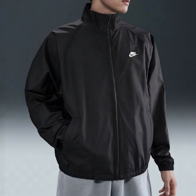 국내매장 AS 나이키 클럽 집업 간절기 바람막이 우븐 윈드브레이커 러닝자켓