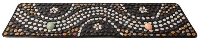 헬로제인 천연자갈 돌지압 발지압매트 (대형) 150cm, 대형, 1개