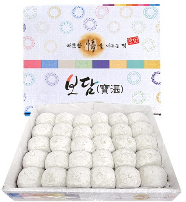 왕찹쌀떡 국산찹쌀 선물용, 30개, 60g