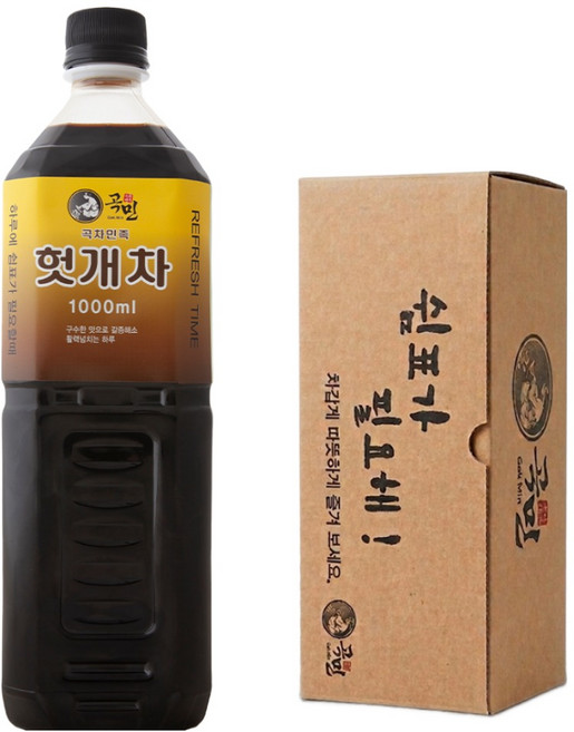 곡차민족 1000ml 헛개차 농축액 헛개수 물에 타먹는 식당등 서비스업체, 1개, 1L