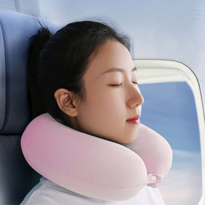 거와스 여행용 기내용 메모리품 수면 목베개 쿠션