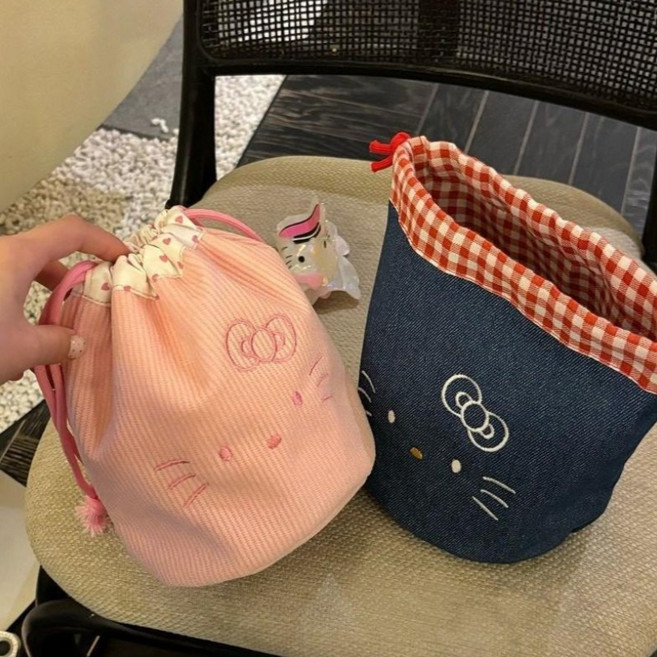 헬로키티 복조리 복주머니 파우치