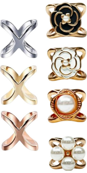 루시드림 쁘띠 여성스카프링 8종 세트