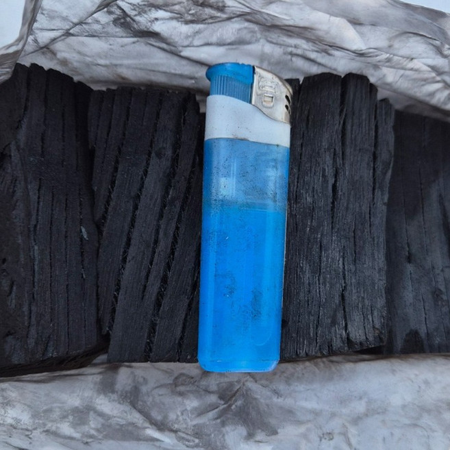 불꽃참숯 나이지리아 (2단검탄숯) 800g x 20봉 대용량 1박스, 20개