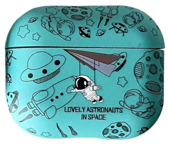 디프른티 에어팟1/2/3/4세대 프로/프로2 TPU 케이스, 에어팟3세대, 18.민트 우주인, 1개