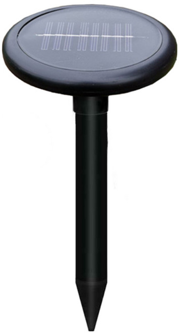 HK.sell 다가라 두더지 뱀 쥐 유해동물 태양광 퇴치기 2개 한세트, 블랙 원형