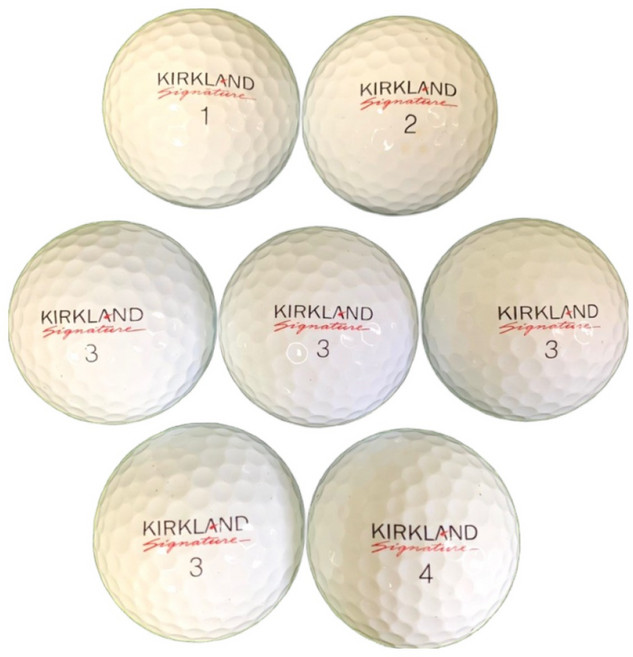 가성비 골프공 커클랜드 로스트볼 50알, 커클랜드 화이트 A- 50, 50개, 50개입