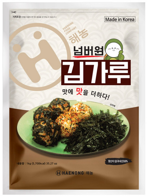 해농 넘버원 김가루, 1개, 1kg