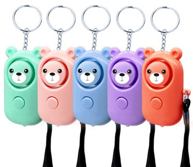 레일리 호신용 휴대용 어린이 여성 미니 경보기, 블루,핑크등, 2개, 2, 바퀴없음, 관련없슴, 멀티(혼합)컬러, 5cm