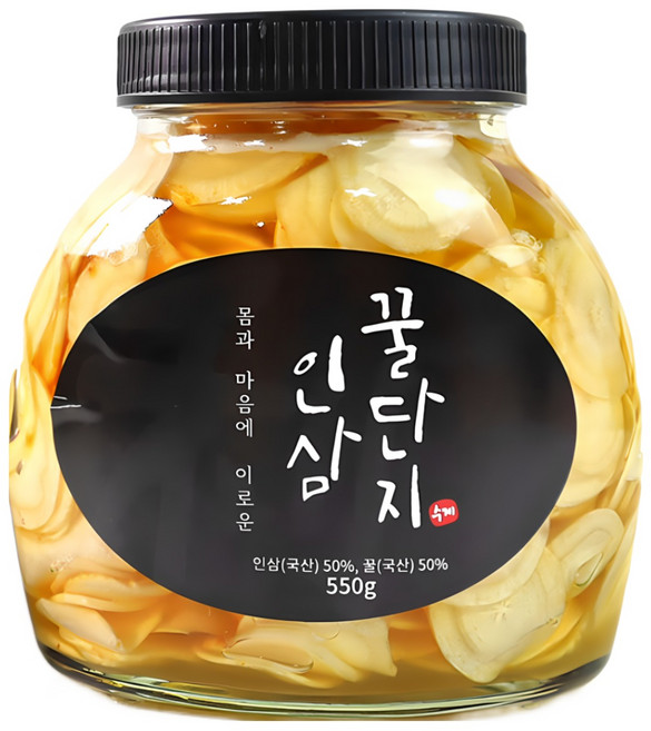 드시다 인삼꿀단지 550g 수제청 인삼청, 1개입, 1개