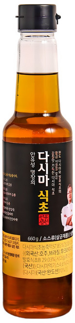 [황씨네옹고집] 안유성 명장의 다시마 식초, 1개, 660ml