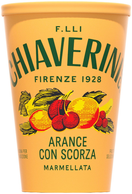 끼아베리니 전통 프리미엄 수제 잼 (오렌지), 1개, 320g