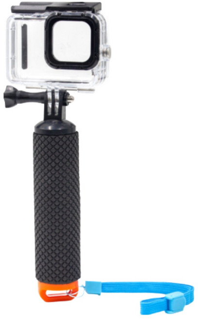 고프로 13 12 11 10 9 수중 방수 하우징 케이스 플로팅 그립 키트 부력봉 셀카포드 수영, 1개, GA64+GA66