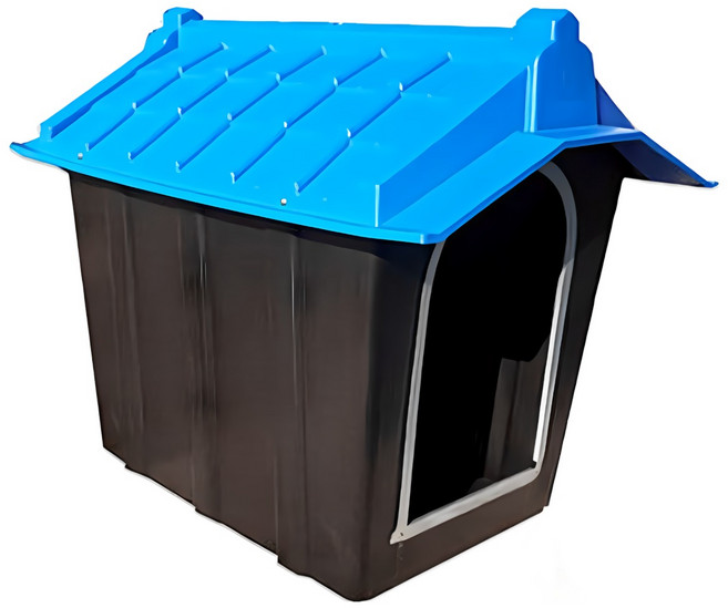 메이툴 실외 플라스틱 개집 강아지집 진돗개 대형견, 1개, 블루
