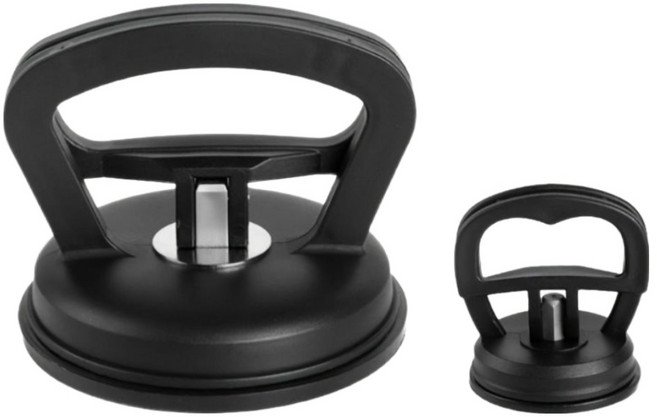 휴일여행 자동차 덴트 찌그러짐 복원 셀프 흡착기, 1세트, 블랙