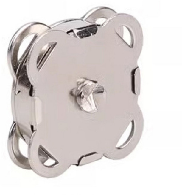 다라온 사방 메탈 자석단추 18mm 가방 똑딱이 가방부자재, 20개, 실버