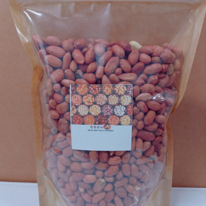 [한양상사] 국산 볶음땅콩 1kg 햇땅콩 볶은땅콩 알땅콩 2025년산 올해 첫수확, 1개