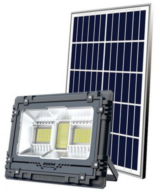 솔라드 태양광 가로등 태양열 투광기 투광등, 200W (하얀빛)