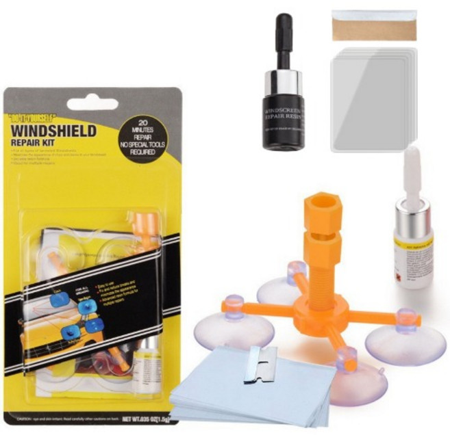 카붐 자동차 유리 돌빵 복원제 세트 (복원제키트 1 추가) 당일배송, 2개, 2ml