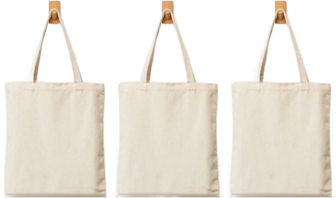 무지에코백/28*32/3장/캔버스백/무지에코가방/신발주머니크기