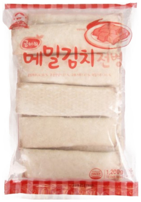 [안흥식품] 금바위 메밀김치 전병 1.2kg x 3, 3개