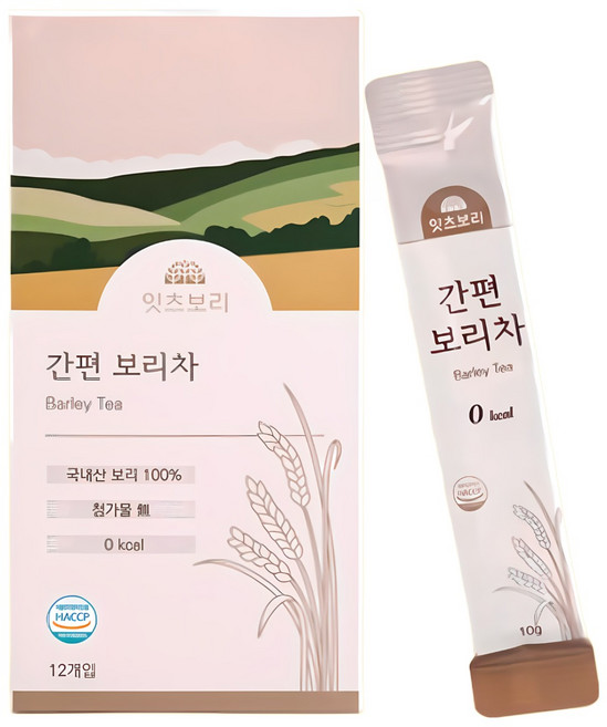 잇츠보리 액상 간편 보리차 국산 오르조 무첨가 제로칼로리, 10ml, 12개