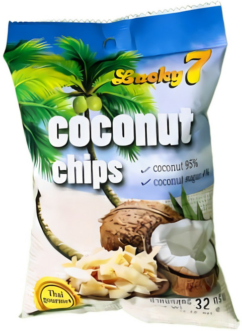 럭키세븐 코코넛칩, 40g, 20개