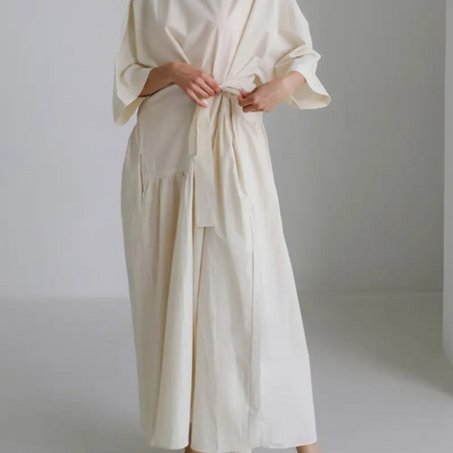 힙노트 빅사이즈 여름 반팔 롱원피스 하객원피스 임산부