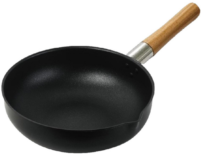 쿡앤쿡 미라클 500% 강한 코팅 업소용 북경팬 궁중팬 볶음팬 웍팬 튀김팬 국내생산, (B타입), 1개, 36cm