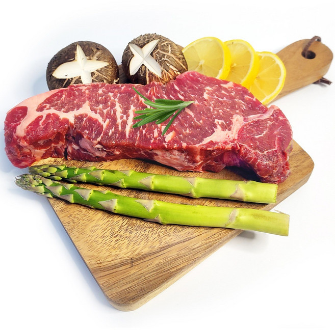 미트홀 채끝 스테이크 1kg (340g내외X3팩) 소포장, 1세트