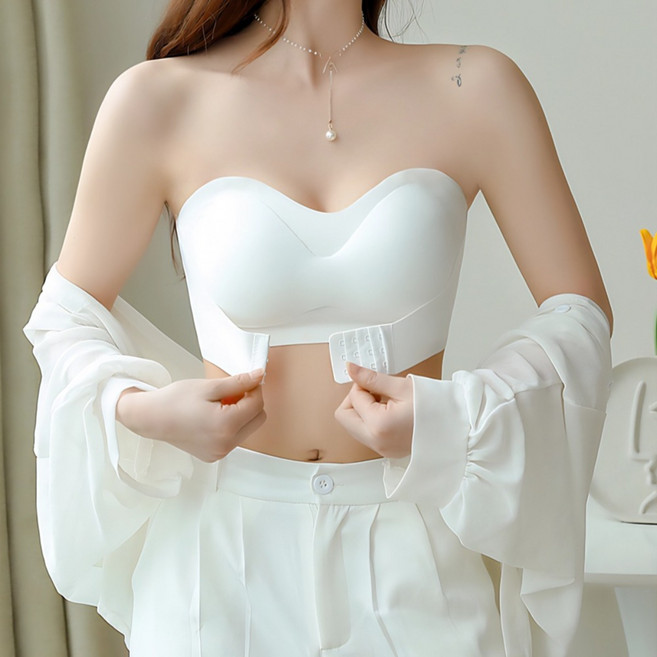 노와이어 브라 | 탈부착 스트랩 2in1 | 미끄럼방지 | 가슴 모아주는 올업 효과 | 비침 방지