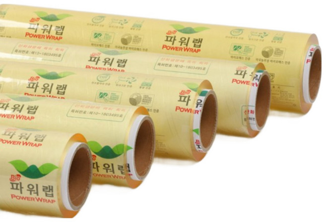 파워랩 45cm X 4ea (1박스) *무료배송 / 45랩 파워랩45 45센티랩 참치포장랩 유니랩 랩45 45사이즈랩 제일큰랩 45짜리랩 45cm랩 시장랩 수산시장랩 정육포장랩, 4개