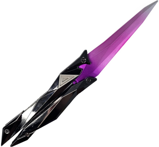 올인몰 싱귤레이터 발리송 4종 게임스킨 나비칼 버터플라이나이프, 퍼플, 1개