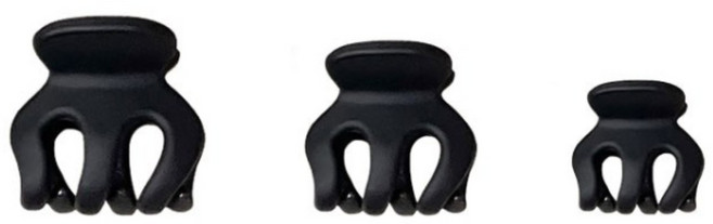 나엘 미니 호박클립 집게핀 3종12개