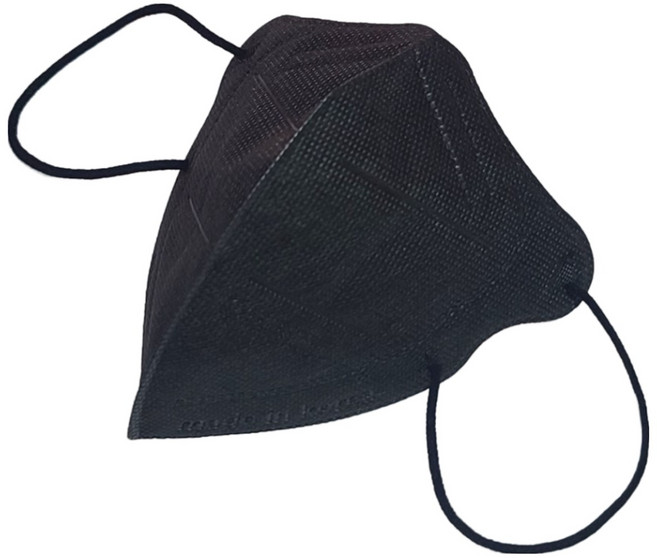 [30매 3박스] 크린텍 방진마스크 2급 CT100 한국산업안전보건공단 안전인증, 블랙, 90개